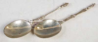 Lot 164 - A pair of Victorian silver Apostle spoons,...
