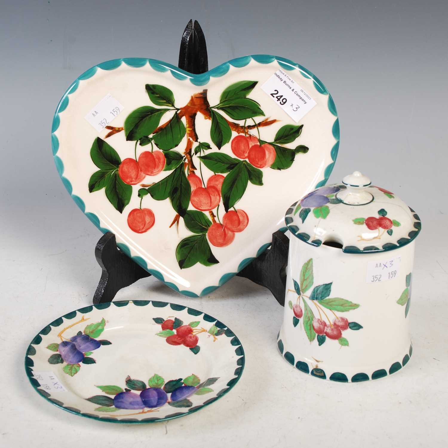 Lot 249 - A Griselda Hill Pottery for Wemyss heart...