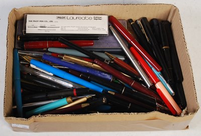 Lot 293 - Box - assorted fountain pens of various makers...