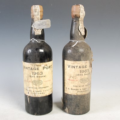 Lot 283 - Borges & Irmao, two bottles of vintage port,...