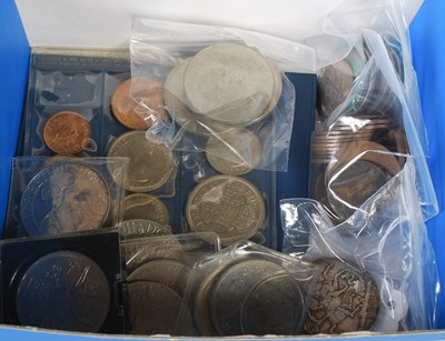 Lot 108 - A collection of coinage to include a Victorian...