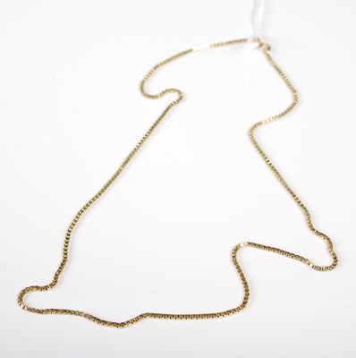 Lot 31 - A 9ct gold necklace, 8 grams.