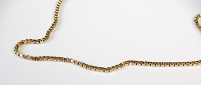 Lot 31 - A 9ct gold necklace, 8 grams.