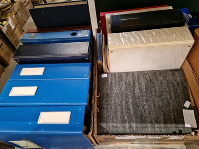 Lot 521 - Two boxes of stamps and first day covers of...