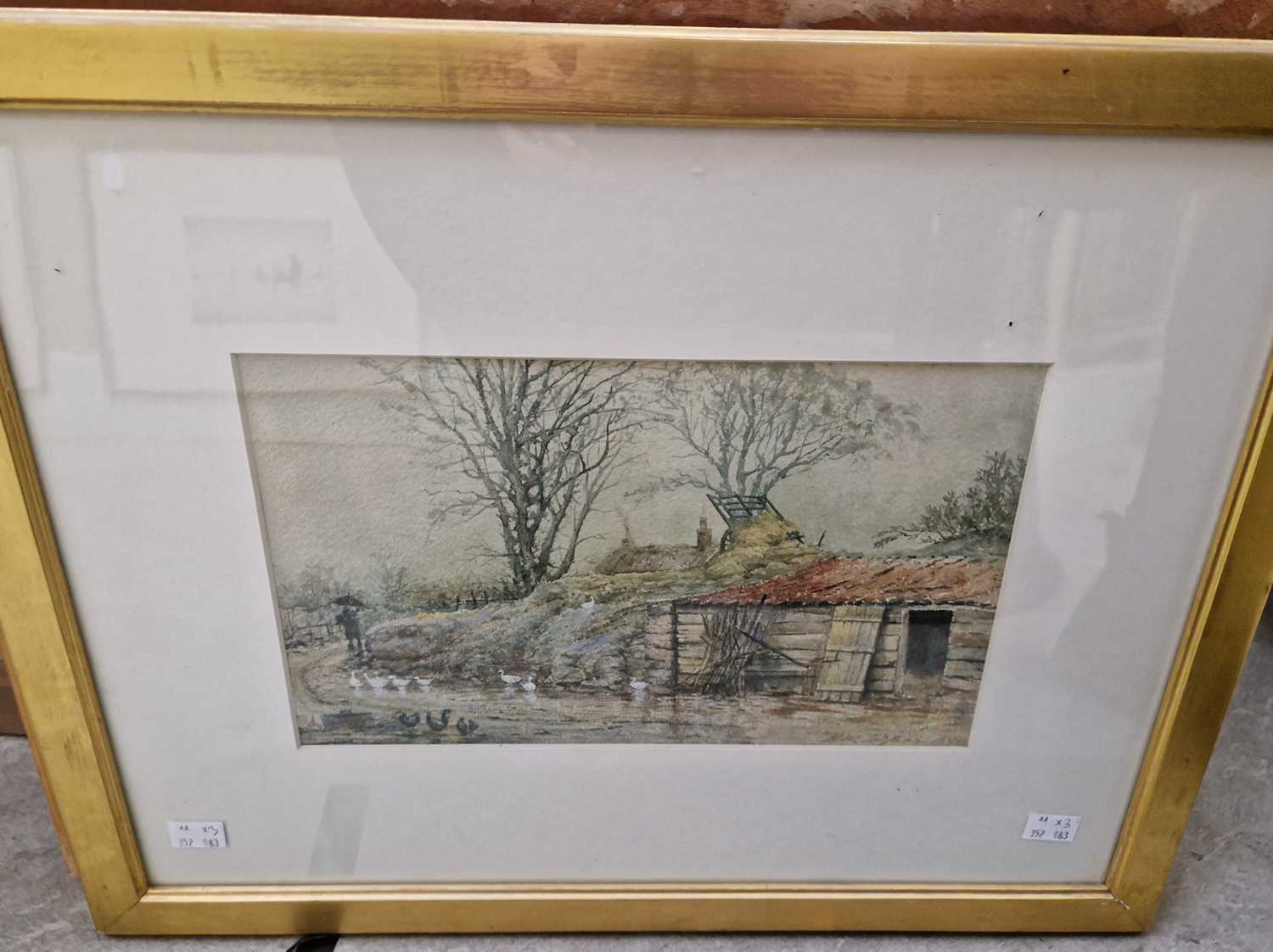 Lot 531 - A group of three watercolours to include a...