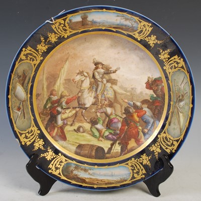 Lot 255 - A late 19th/ early 20th century Sevres style...