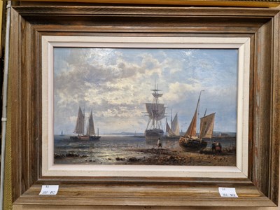 Lot 561 - Abraham Hulk (Dutch, 1813-1897) Fishing Boats...