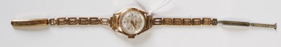 Lot 45 - A ladies yellow metal cased Omega wristwatch...