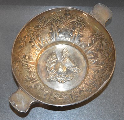 Lot 120 - A Victorian silver quaich, London 1891, makers...
