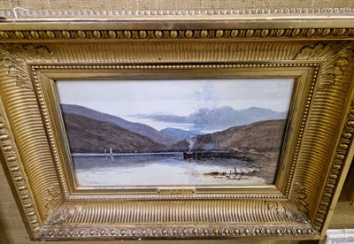 Lot 600 - Tom Donald (19th Century) Evening on the Clyde...