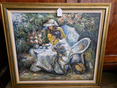 Lot 849 - Two Jay Hamilton signed oils on canvas, one of...