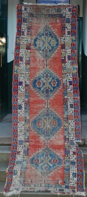 Lot 865 - A Persian runner, early 20th century, the...