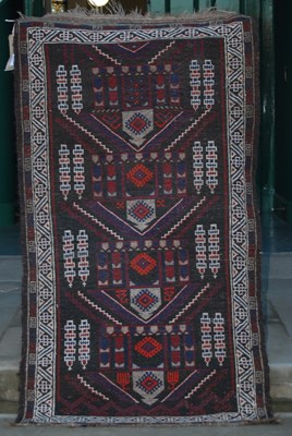 Lot 868 - A Persian rug, early 20th century, the...