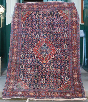 Lot 878 - A Persian rug, early 20th century, the...