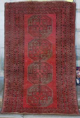 Lot 871 - A Persian rug, mid 20th century, the...