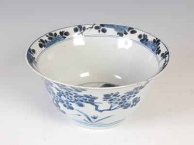 Lot 570 - A Chinese porcelain blue and white bowl, Qing...