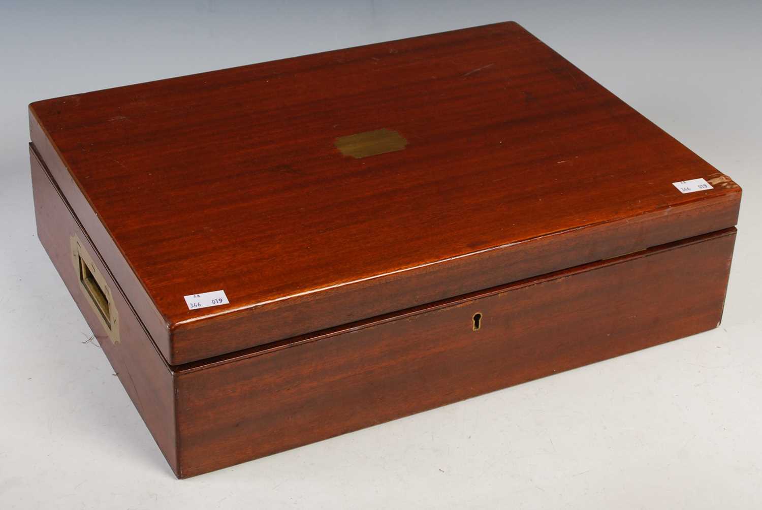 Lot 172 - Mappin & Webb, a mahogany cased silver canteen...