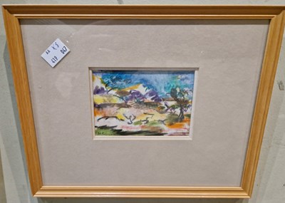 Lot 542 - Hamish B Lawrie (1919-1987) 
Athens 
oil on...