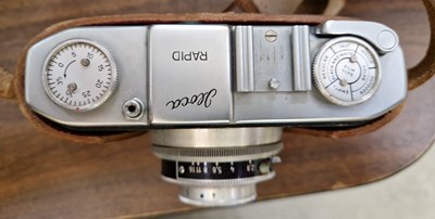 Lot 268 - A vintage Lloca Rapid camera, with 45mm lens...