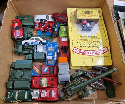 Lot 271 - A collection of diecast military and other...