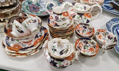 Lot 319 - A Victorian hand-painted part tea set...