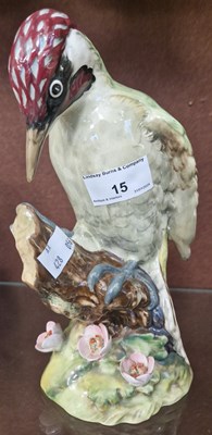 Lot 15 - A Beswick model of a woodpecker No. 1218, 22cm...