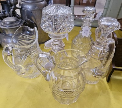 Lot 350 - A collection of assorted glassware comprising...