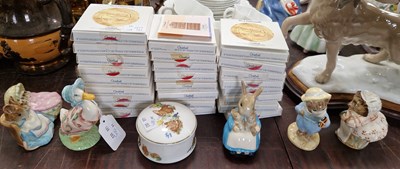 Lot 378A - A collection of Beatrix Potter porcelain...