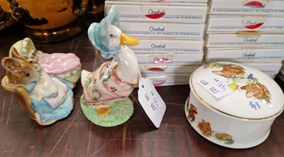 Lot 378 - A collection of Beatrix Potter porcelain...