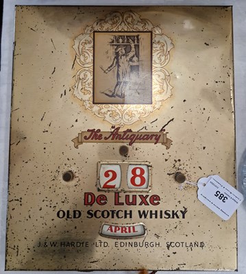 Lot 385 - Whisky Advertising Interest - J. & W. Hardie...