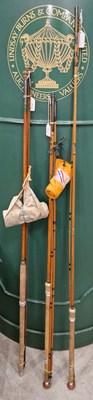 Lot 463 - Fishing Interest: three assorted fishing rods...