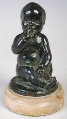 Lot 185 - An early 20th century Art Deco style bronze...