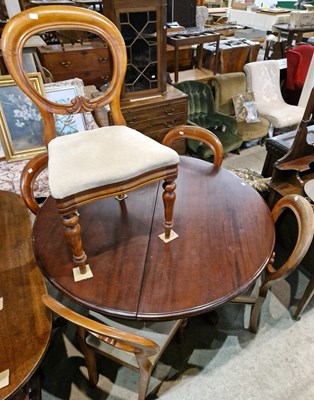 Lot 577 - A late 19th century mahogany snap-top table,...