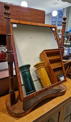 Lot 584 - A late 19th century mahogany dressing table...