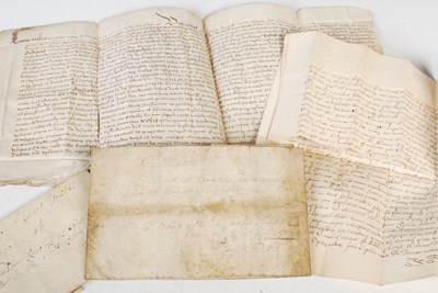 Lot 203 - An 18th century registered contract between...