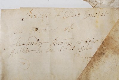 Lot 203 - An 18th century registered contract between...