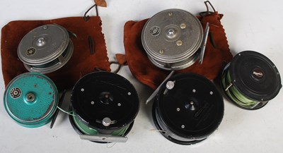 Lot 221 - Fishing interest: six assorted fishing reels...