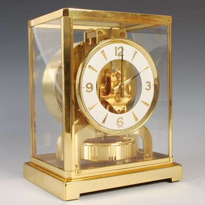 Lot 193A - A Jaeger LeCoultre Atmos clock, 22.5cm high x...