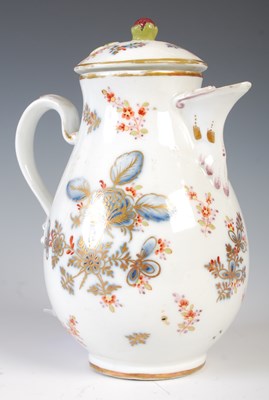 Lot 32 - An 18th century Vienna porcelain hot water pot,...