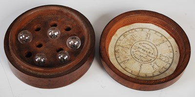 Lot 193 - A late 18th century mahogany circular box with...