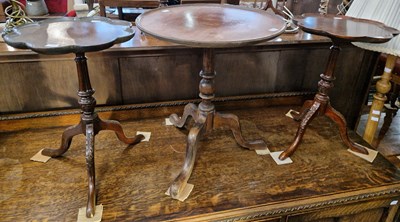 Lot 656 - A late 19th century mahogany wine table,...