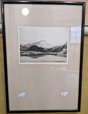 Lot 499 - Mathieson Muir Ben Lomond and Loch Ard etching,...