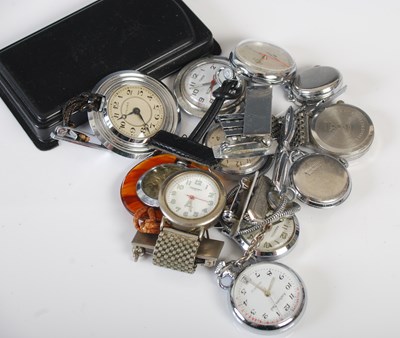 Lot 185C - A box of assorted nurses watches.