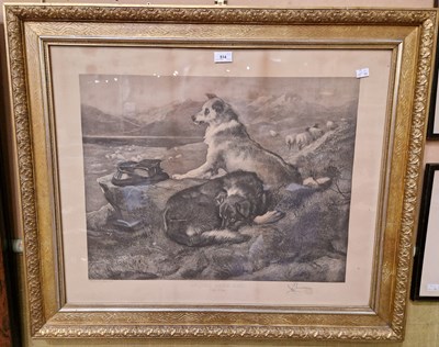 Lot 514 - After Edwin Landseer RA  
On the Lookout...