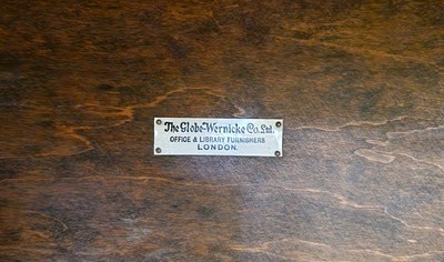 Lot 696 - An oak Globe-Wernicke Co Ltd four sectional...