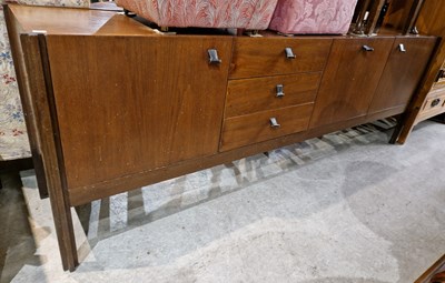 Lot 760 - A mid-century teak sideboard, by Beithcraft...