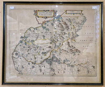 Lot 516 - After Blaeu, the middle-part of Galloway, a...