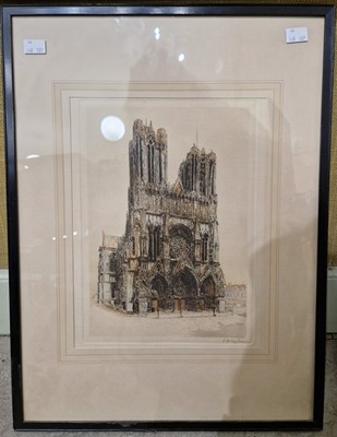 Lot 528 - E. H. Barlow  
Cathedral of Notre-Dame of...