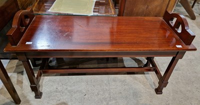 Lot 736 - An Arts & Crafts mahogany window seat by...