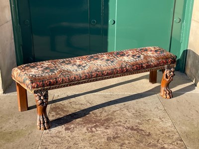 Lot 737 - A late 19th / early 20th century window bench...